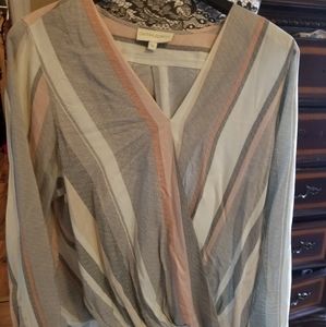 Faux wrap top